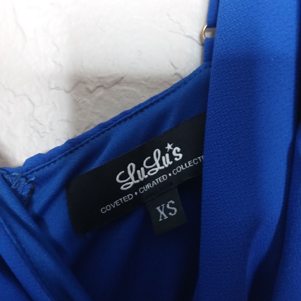 Lulu's Blue Maxi Dress - Picture 5 of 10